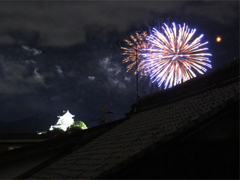 犬山の花火