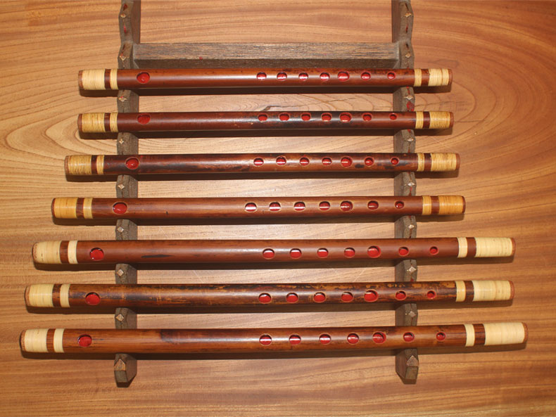 煤竹製の篠笛